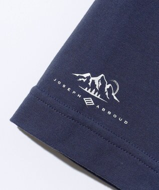 JOSEPH ABBOUD MOUNTAIN 【テーム・ヤルヴィモチーフ】ビオグレース天竺  Ｔシャツ ネイビー系