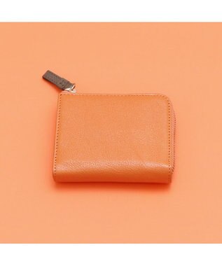 UNBILLION アトランタ ATLANTA / 牛革L字ファスナーミニウォレット オレンジ