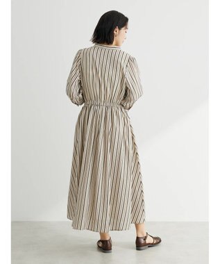 Green Parks ・ＥＬＥＮＣＡＲＥ　ＤＵＥ　ドビーストライプワンピ Beige