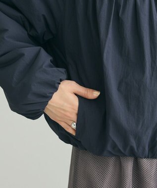 Green Parks 中綿シャーリングブルゾン Dark Navy