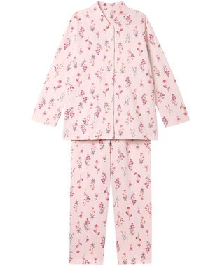 Wing パジャマ 綿混(本体) あったか 冬 長袖 長ズボン レディース EP6021 ウイング／ワコール