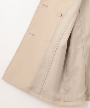 ANY SIS 【洗える】ベーシックハーフ トレンチコート ベージュ