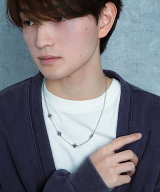 WEGO Mモチーフチェーンネックレス 柄2