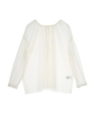 Green Parks ２ＷＡＹチュールギャザープルオーバー Ecru