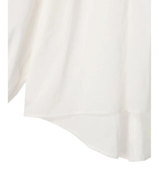 CRAFT STANDARD BOUTIQUE パールボタンピコフリルブラウス Off White