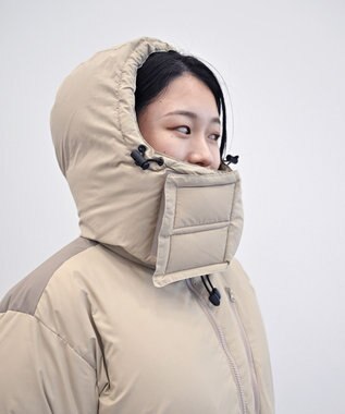 KWD 【日本製/高品質ダウン】BOX DOWN JACKET ダウンジャケット ベージュ