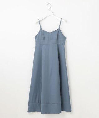 Feroux 【新色追加・洗える】バックリボン キャミワンピース ブルー系
