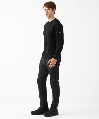 JOSEPH ABBOUD MOUNTAIN 【UNISEX】メリノウール天竺 カットソー ブラック系