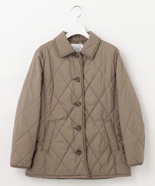 J.PRESS LADIES L 【抗菌防臭】コンパクトタフタプレミアム撥水 ショート アウター ブラウン系