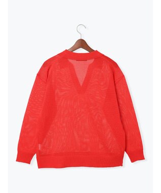 Te chichi メッシュスキッパーポロニット レッド