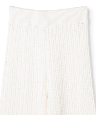 uncrave シースルーケーブルニット パンツ オフ