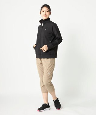 FILA GOLF／marie claire 【FILA GOLF】スタンドカラーフルジップブルゾン ブラック