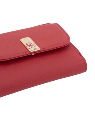 CLATHAS エクセ 外ボックス二つ折り財布 ピンク