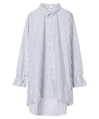 CRAFT STANDARD BOUTIQUE イージーケアコクーンポケ付きチュニック White