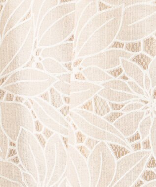 Feroux フラワーオパールレース スカート ベージュ系