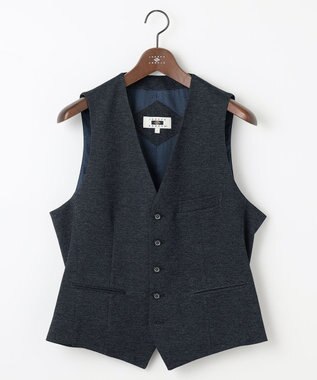 JOSEPH ABBOUD 【多機能/ストレッチ】ツィーディージャージーベスト ネイビー系