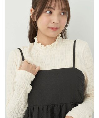 earth music&ecology バックオープンキャミワンピース Black