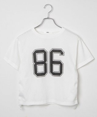 WEGO メッシュサイドドロストT ホワイト