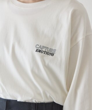 AMERICAN HOLIC NURTURING 刺繍ロゴロンT Off White