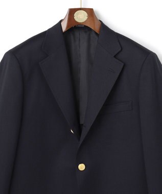 J.PRESS MEN 【WEB・一部店舗限定】シングルブレザー / 金釦 / 3B / 背抜き ネイビー系