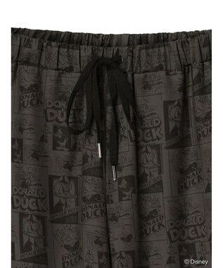 Green Parks ドナルドダック９０ｔｈ／プリントイージーパンツ Black