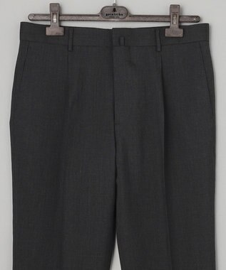 GOTAIRIKU 【AIRY MOVE / セットアップ対応】ウォッシャブルウールトロピカル セットアップパンツ（１タック） グレー系