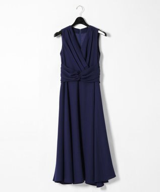 GRACE CONTINENTAL カシュクールドレス ネイビー