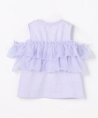 ANY KIDS 3WAY フリルドッキングTシャツ サックスブルー