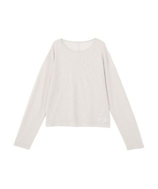 earth music&ecology シアーワッフルプルオーバー Gray