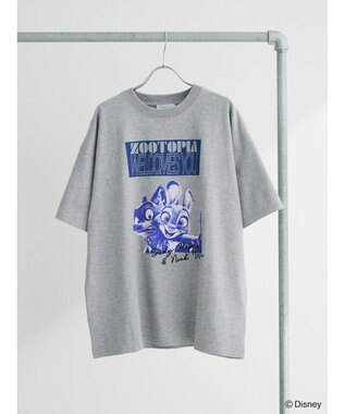 Green Parks ズートピア／グラフィックＴＥＥ Gray Mixture