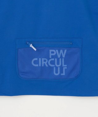 PW CIRCULUS 【UVカット / 吸水速乾 / 伸縮性抜群】【MEN】メッシュポケットモック ブルー系