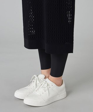 Chacott Chacott BALANCE【ノーソイングニット】メッシュニットワンピース ブラック