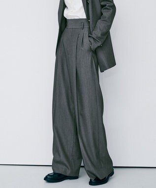 uncrave TWドビードスキン ワイドトラウザー