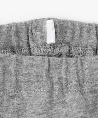 組曲 KIDS 【110-140㎝】10分丈フラワープリント レギンス グレー系