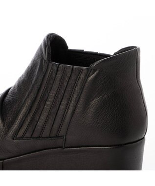 MODE ET JACOMO <D'ICI>ヒールアップサイドゴアシューズ ブラック