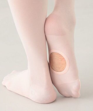 Chacott ジュニア　ベロネーゼタイツIII（穴あき）かかと立体設計 ハニーベージュ