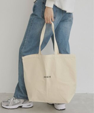 WEGO 【ANGIE VINTAGE】ANGIEロゴトートバック ブラック