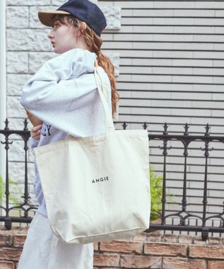 WEGO 【ANGIE VINTAGE】ANGIEロゴトートバック ブラック