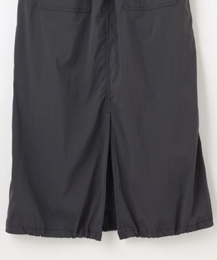 ANY L 【ウエストゴム】撥水ナイロンベイカースカート スミクロ