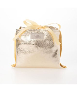 UNBILLION カシュカシュ cachecache / メタリックシャーリングポケッタブルトート ゴールド