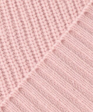 J.PRESS LADIES 【洗える】AUSSIE AIR ハイネック ミドルゲージ ニット ピンク系