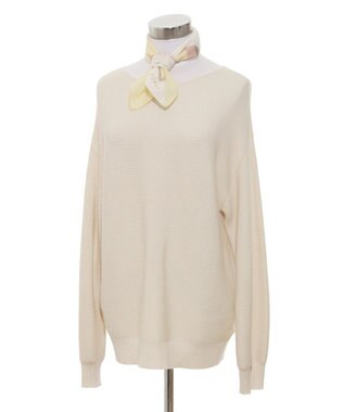 MOONBAT フルラ (FURLA) コットンプチスカーフ 50cm×50cm ライトイエロー