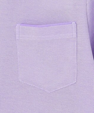 JOSEPH ABBOUD 【愛されて20年！オーガニックコットン使用】 バンダナプリント ダディ ポロシャツ ライラック系