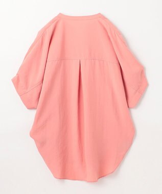 ANY L タックスリーブブラウス コーラル