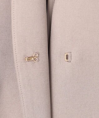 ANY SIS L スマートビューティーストレッチカラーレス ジャケット グレージュ