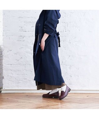 ing <ing>【サスティナブル】ボリュームソールスリッポンシューズ レッド