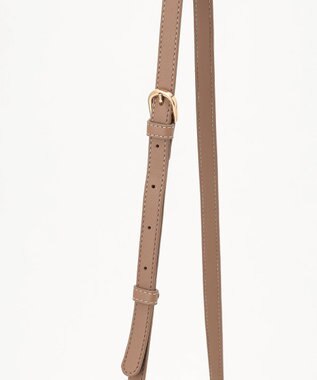 LA BAGAGERIE グリッドキルティングショルダー アイボリー