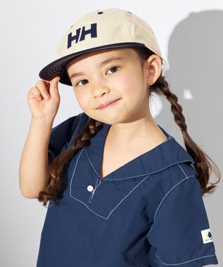 HELLY HANSEN 【キッズ】ツイルキャップ アイボリー×オーシャンネイビー2
