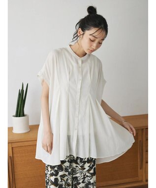 CRAFT STANDARD BOUTIQUE ウ゛ィンテージボイルタックチュニック Off White