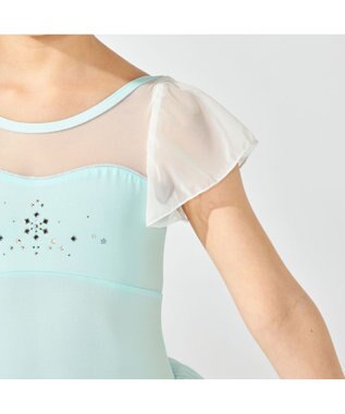 Chacott スカート付レオタード アイスグリーン